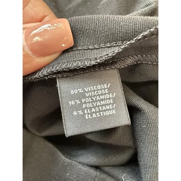 LAFAYETTE 148 BlackSilver Beaded Embellished Waist Ponte Knit Cocktail Dress Sz6 - Picture 11 of 13